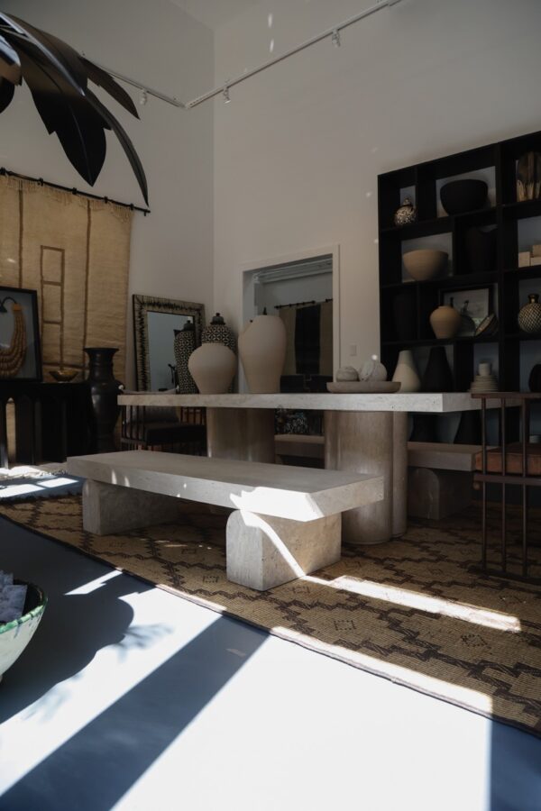 Travertine Bench (Small)