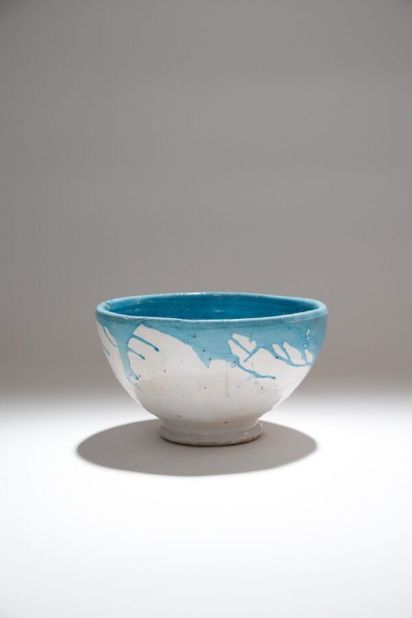 Turquoise Splatter Tamegroute Bowl 1