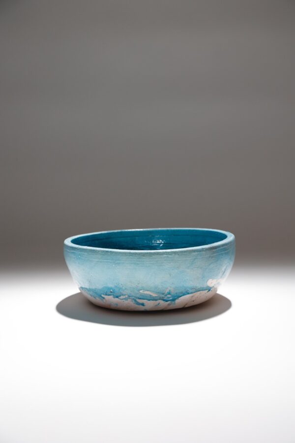 Turquoise Splatter Tamegroute Bowl 2