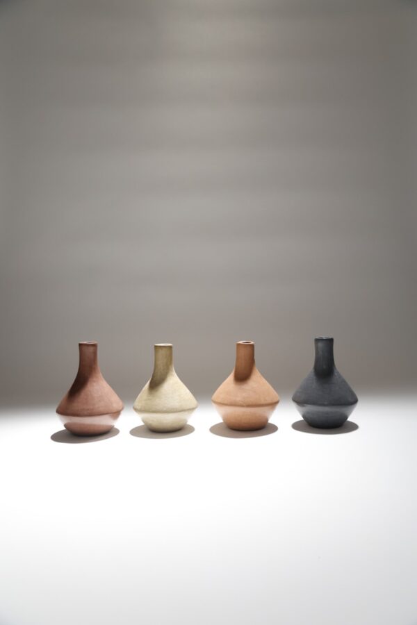 Small Tadelakt Diamond Vase