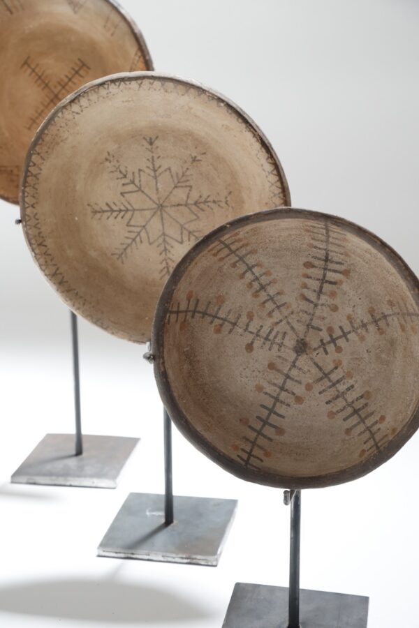 Vintage Berber Plates on Stand
