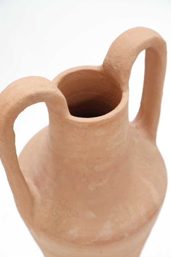 Medium Terracotta Vase with Handles