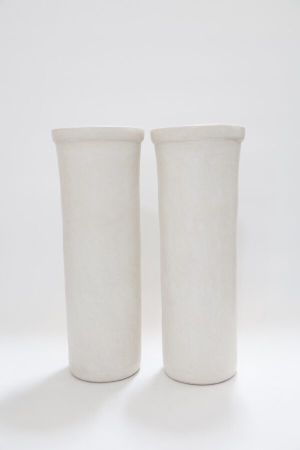 Tall Cream Tadelakt Column