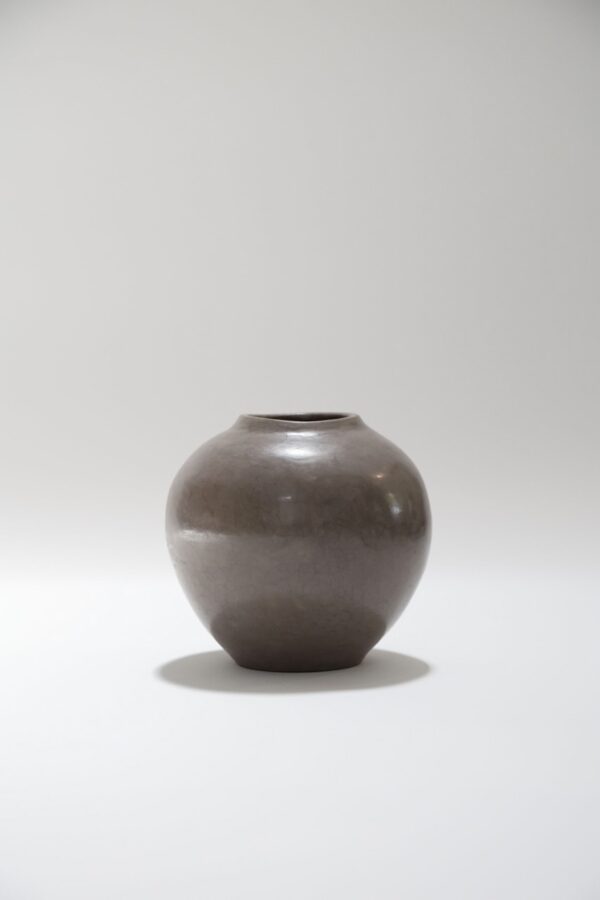 Taupe Tadelakt Vase 2