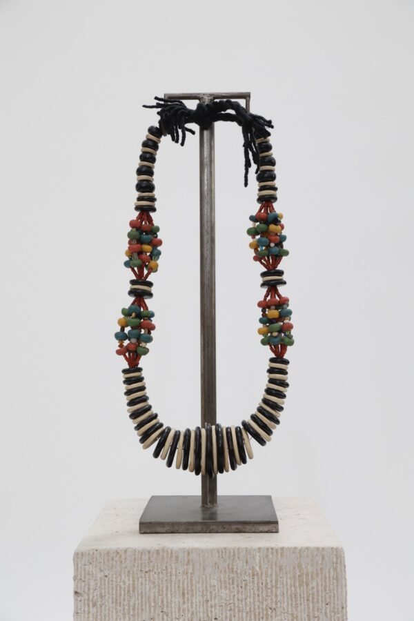 Small Black and White Hanging Berber Necklace