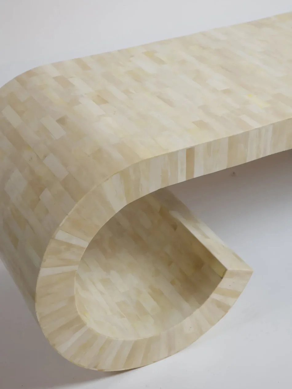 Bone Inlay Coffee Table