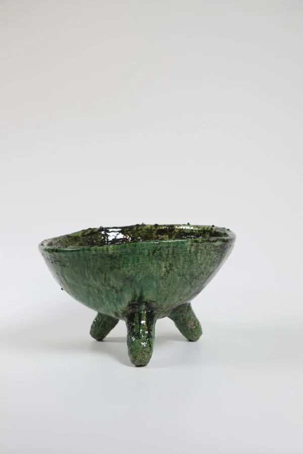 Green Tamegroute Bowl with Legs