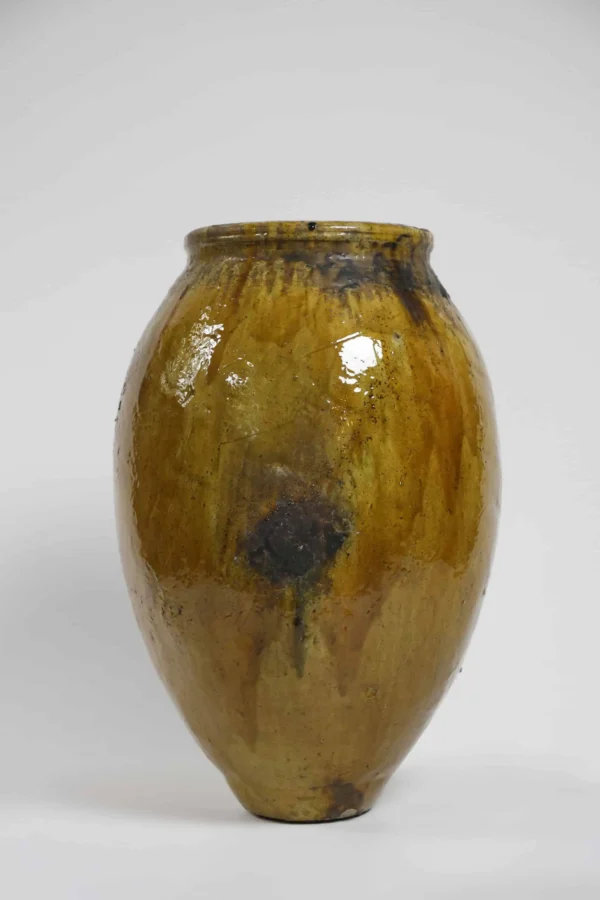 Large Ochre Tamegroute Pot