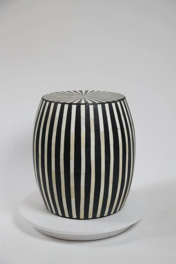 Medium Bone and Resin Side Table