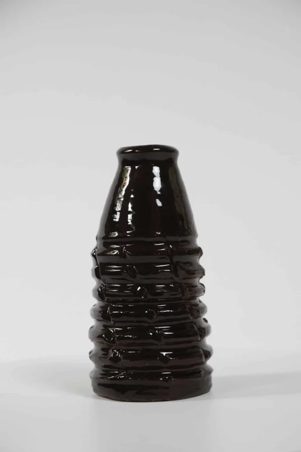 Small Brown Tamegroute Vase