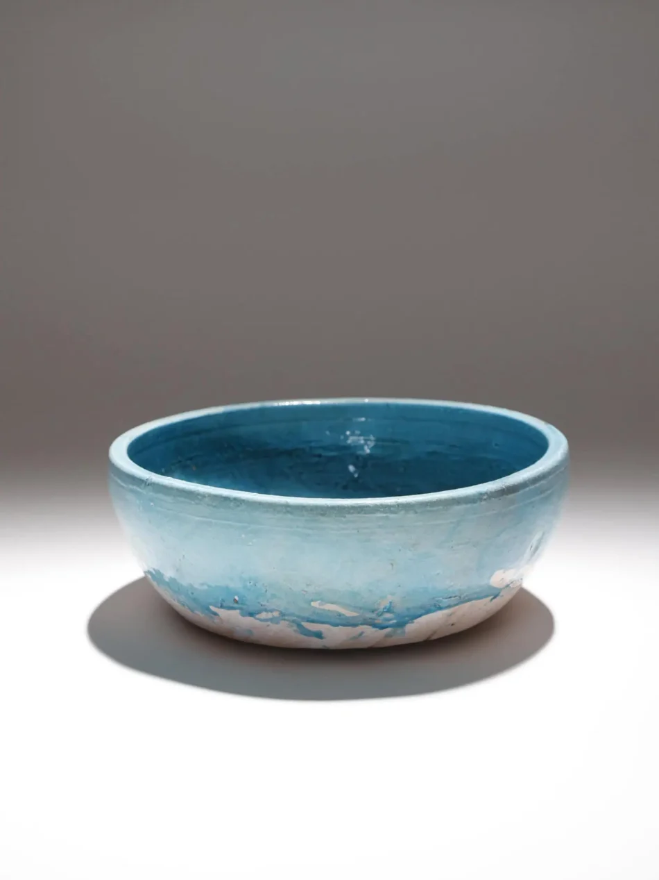 Turquoise Splatter Tamegroute Bowl 2