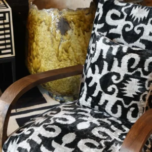 Black and White Armchair