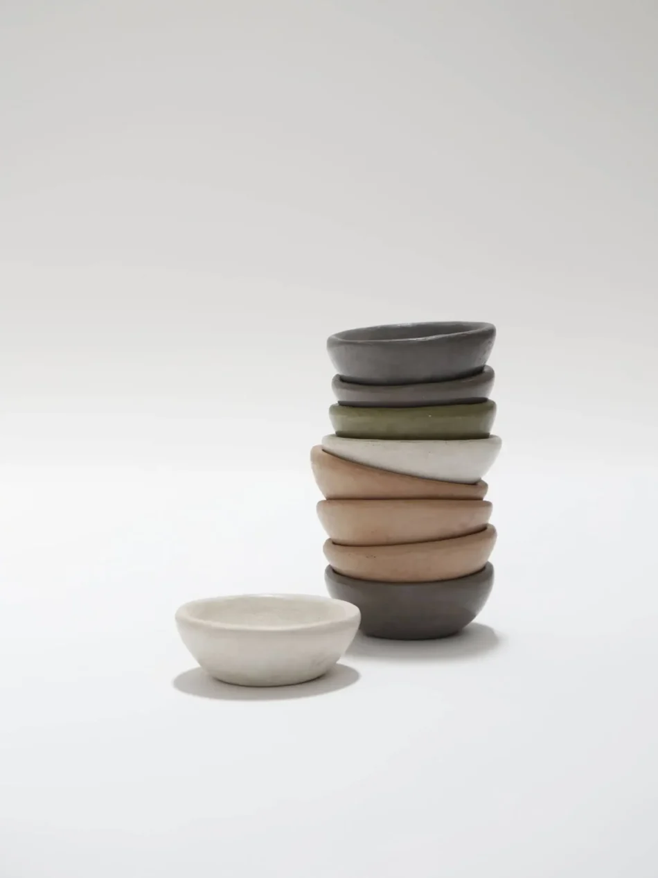 Cream Tadelakt Bowl - Mini