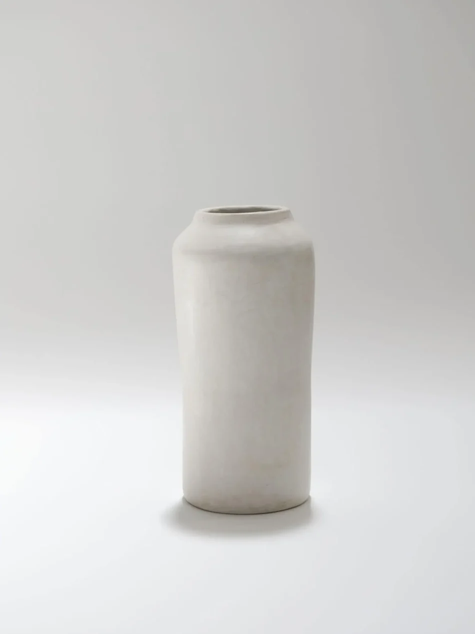 Cream Tadelakt Vase 2