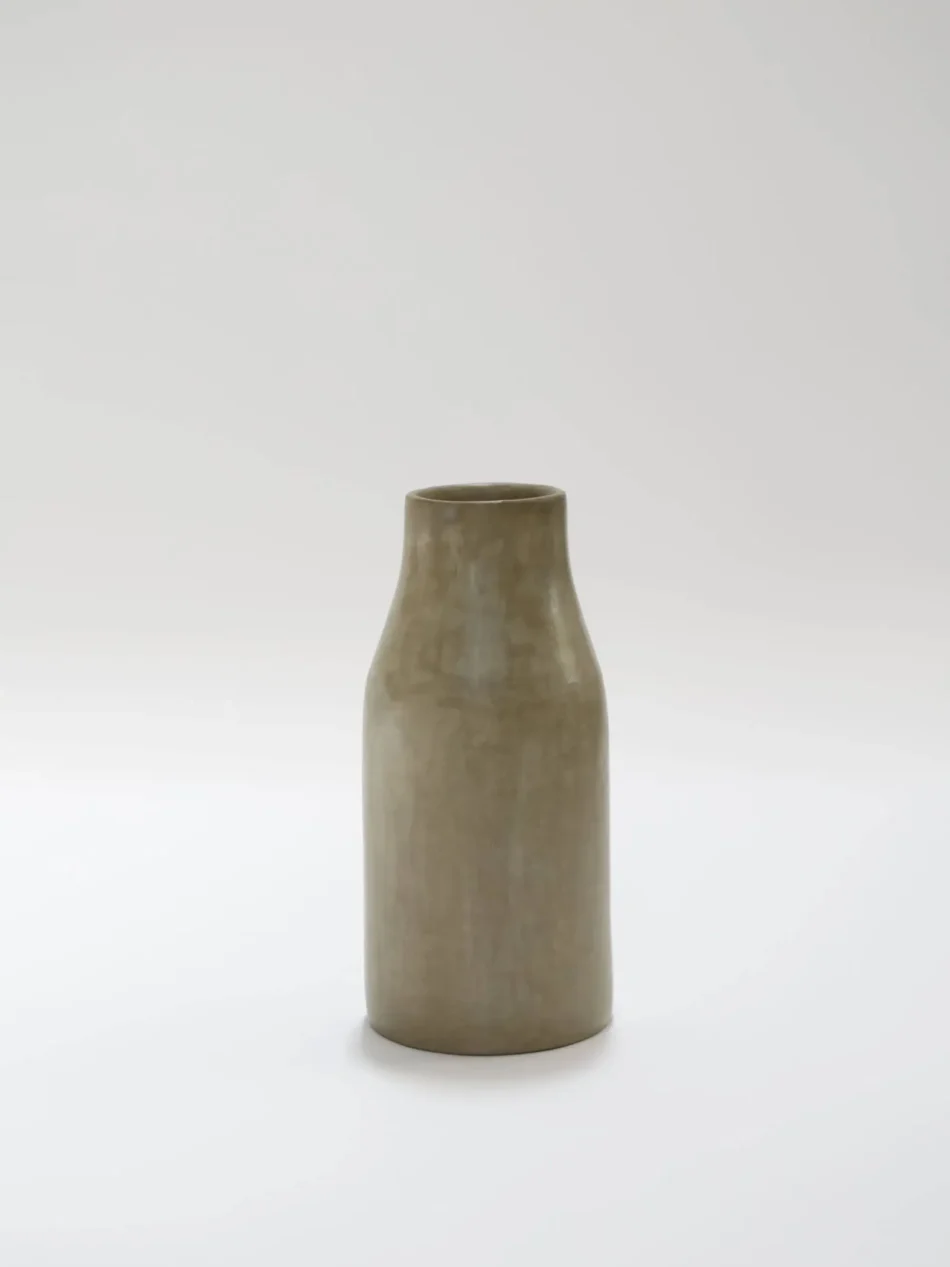 Green Tadelakt Vase