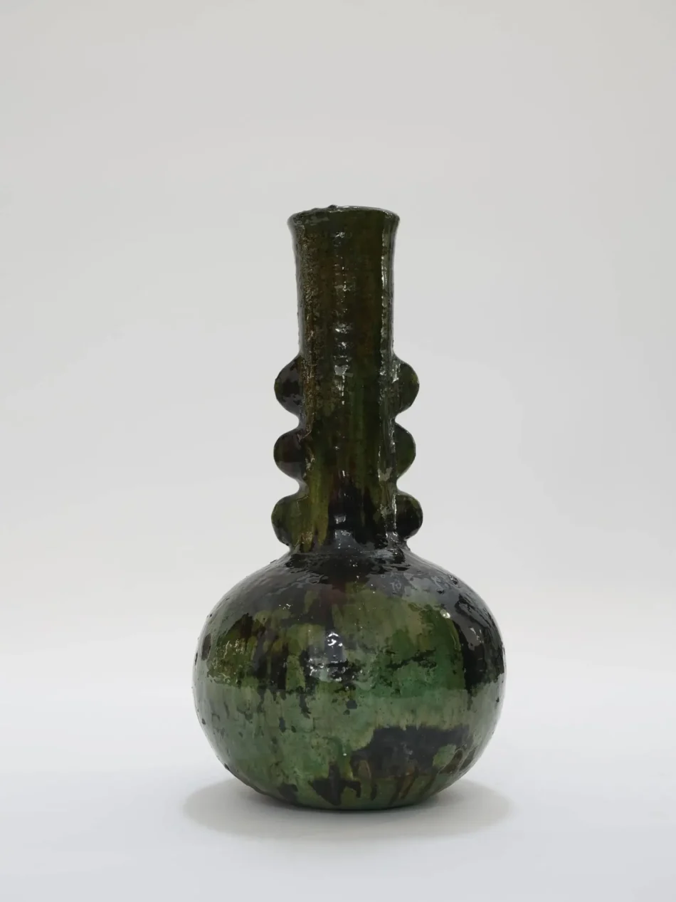 Green Tamegroute Bulb Vase