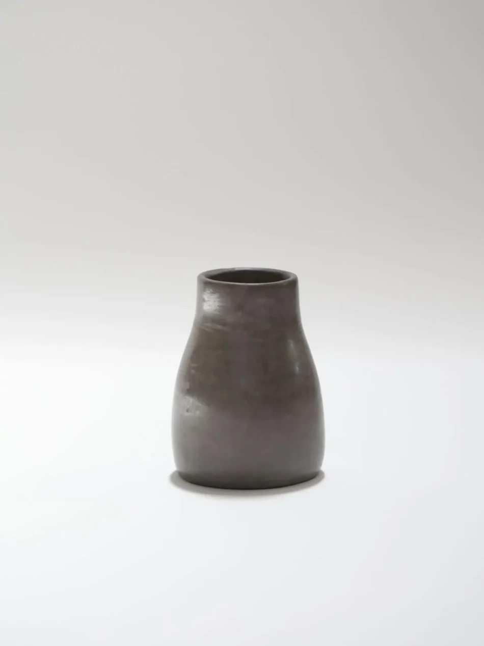 Taupe Tadelakt Vase 4