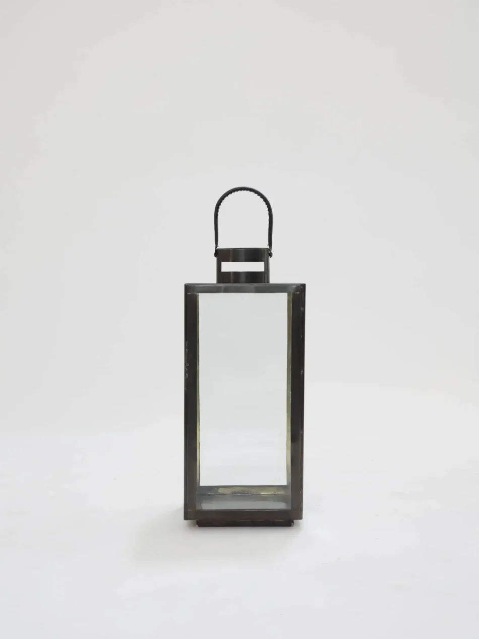 Medium Lantern with Leather Handle